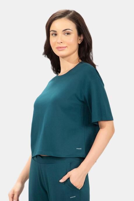 Amante Unwind Crop Top - Reflecting Pond — image 2